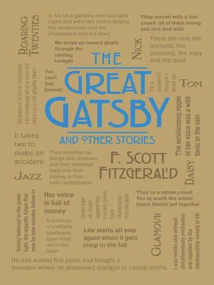 cover image of The Great Gatsby and Other Stories